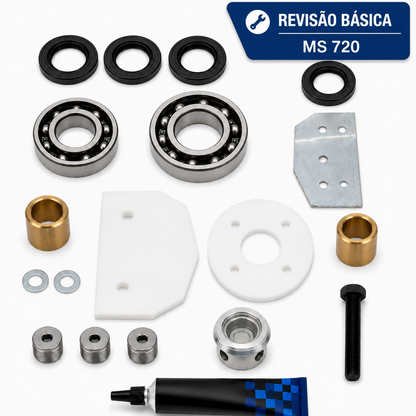 Kit de Revisão Básica para Bomba de Vácuo MS 720 Sibravac