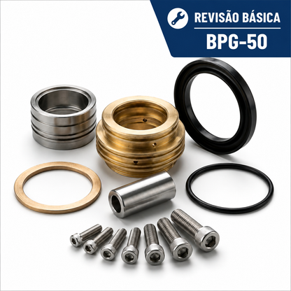 Kit de Revisão Básica para Bomba de Alta Pressão BPG-50 Sibravac