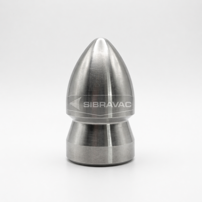 Bocal de Desobstrução Standard Ø28mm 1/2” NPT para Hidrojato e Limpeza de Tubulações
